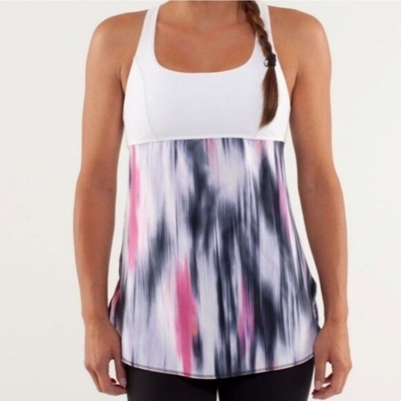 Lululemon Venus Yoga Active Athletic Gym Workout Racerback Tank Top Size 4 - Picture 8 of 9